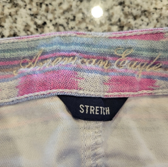 American Eagle Shorts Striped Tribal Western SZ 6 - Picture 5 of 6